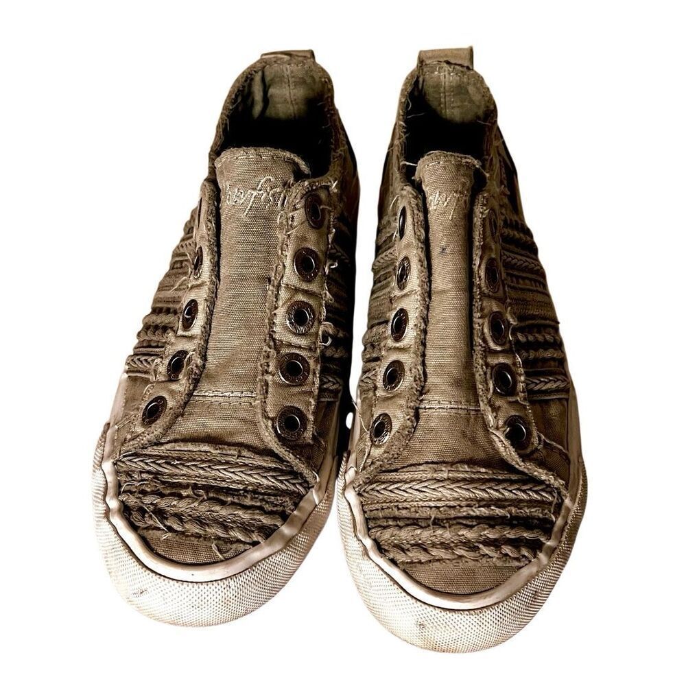 Blowfish Womens Parlane Sneaker Gray Size 7M